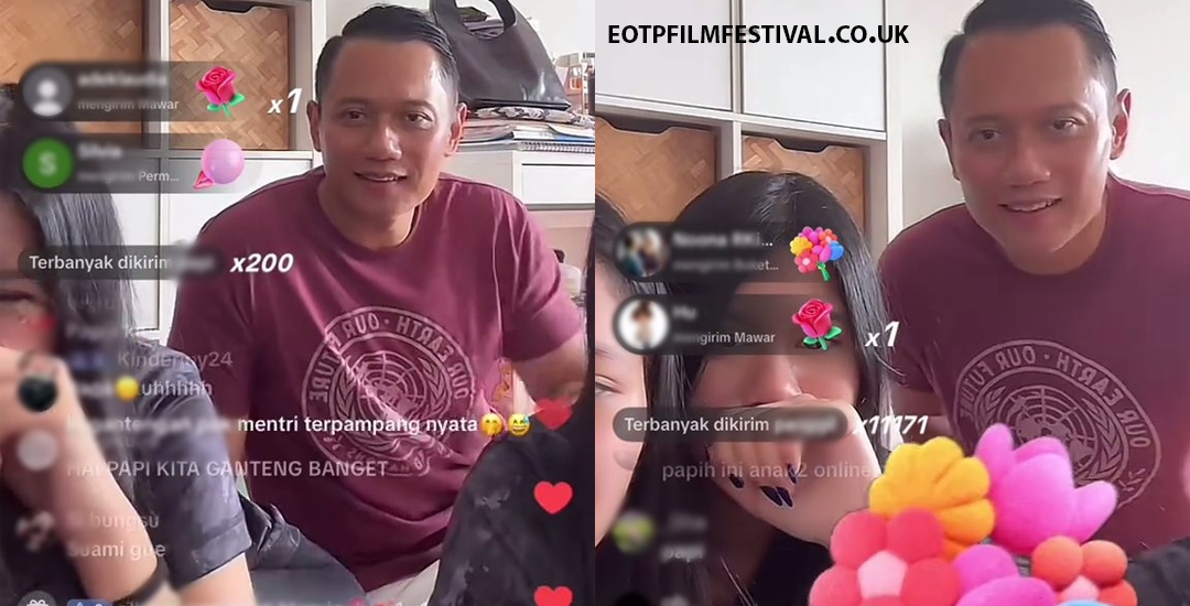 momen AHY gabung live TikTok sang putri