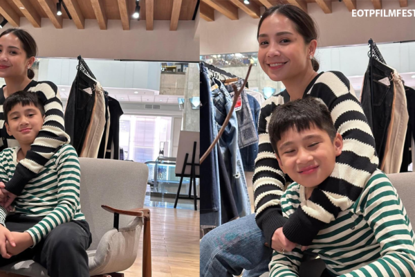 Nagita Slavina dan Rafathar Pakai Outfit Serasi