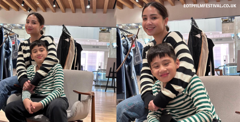 Nagita Slavina dan Rafathar Pakai Outfit Serasi